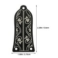 thumbnail image 2 of IFANLANDOR 2Set Bass Guitar Truss Rod Plate Plastic Black Triangle Protects Truss Rod Parts, 2 of 8
