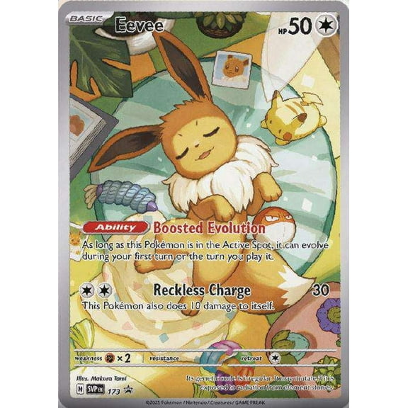 Pokemon Prismatic Evolutions Promo Full Art Eevee SVP173