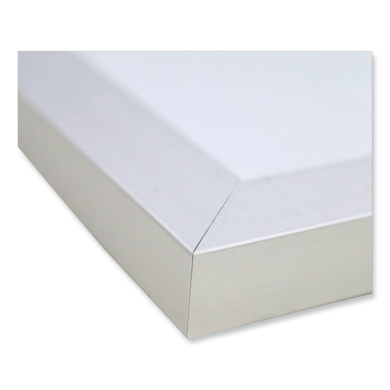 Non-Magnetic Whiteboard with Aluminum Frame, 36 x 23.81, White Surface, Satin Aluminum Frame, Ships in 7-10 Business Days Non-Magnetic Whiteboard with Aluminum Frame, 36 x 23.81, White Surface, Satin Aluminum Frame, Ships in 7-10 Business Days