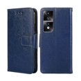 thumbnail image 1 of Funda de PU con textura de cristal para Honor 80 GT, azul real, 1 of 5