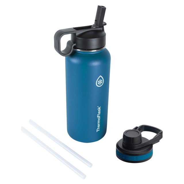 Botella de agua con aislamiento térmico de acero inoxidable, 950 ml