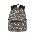 thumbnail image 1 of Disketp Bulldog Print Mochila Ligera Clásica con Múltiples Bolsillos, Mochila Casual para Hombre y Mujer, Ideal para Escuela, Trabajo y Viajes, 1 of 6