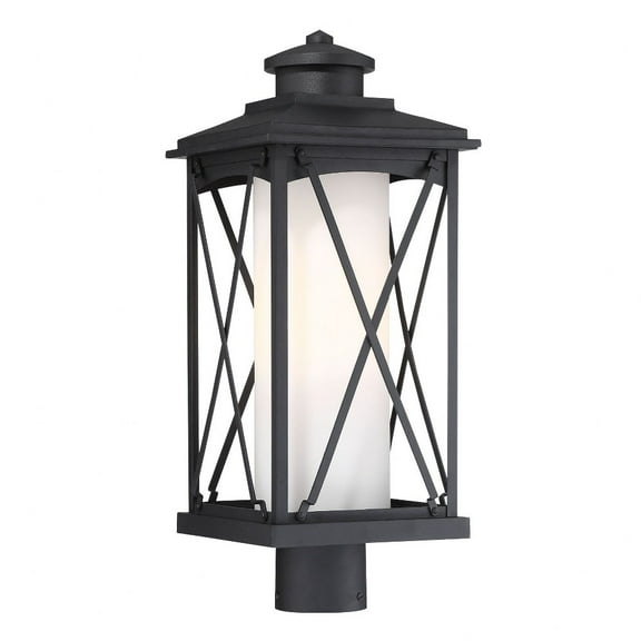 Minka Lavery Lansdale 20 3/4" High Matte Black Outdoor Post Light