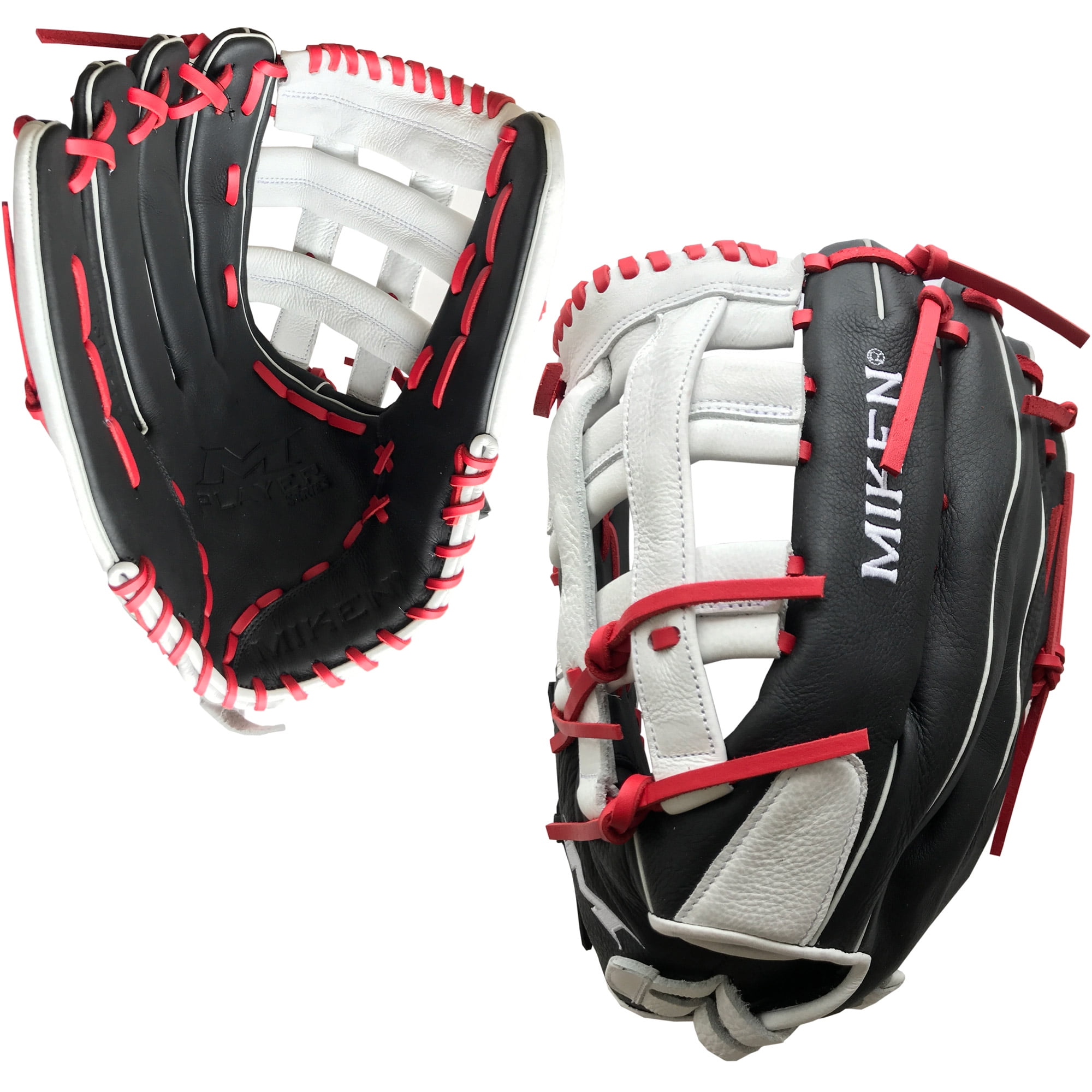 Lefty Miken PS150PH 15" Player Series Slowpitch Softball Glove Black