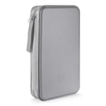 thumbnail image 3 of (3 pack) 80 Capacity CD Case,Portable DVD Gray Hard Plastic Holder Organizer, 3 of 8