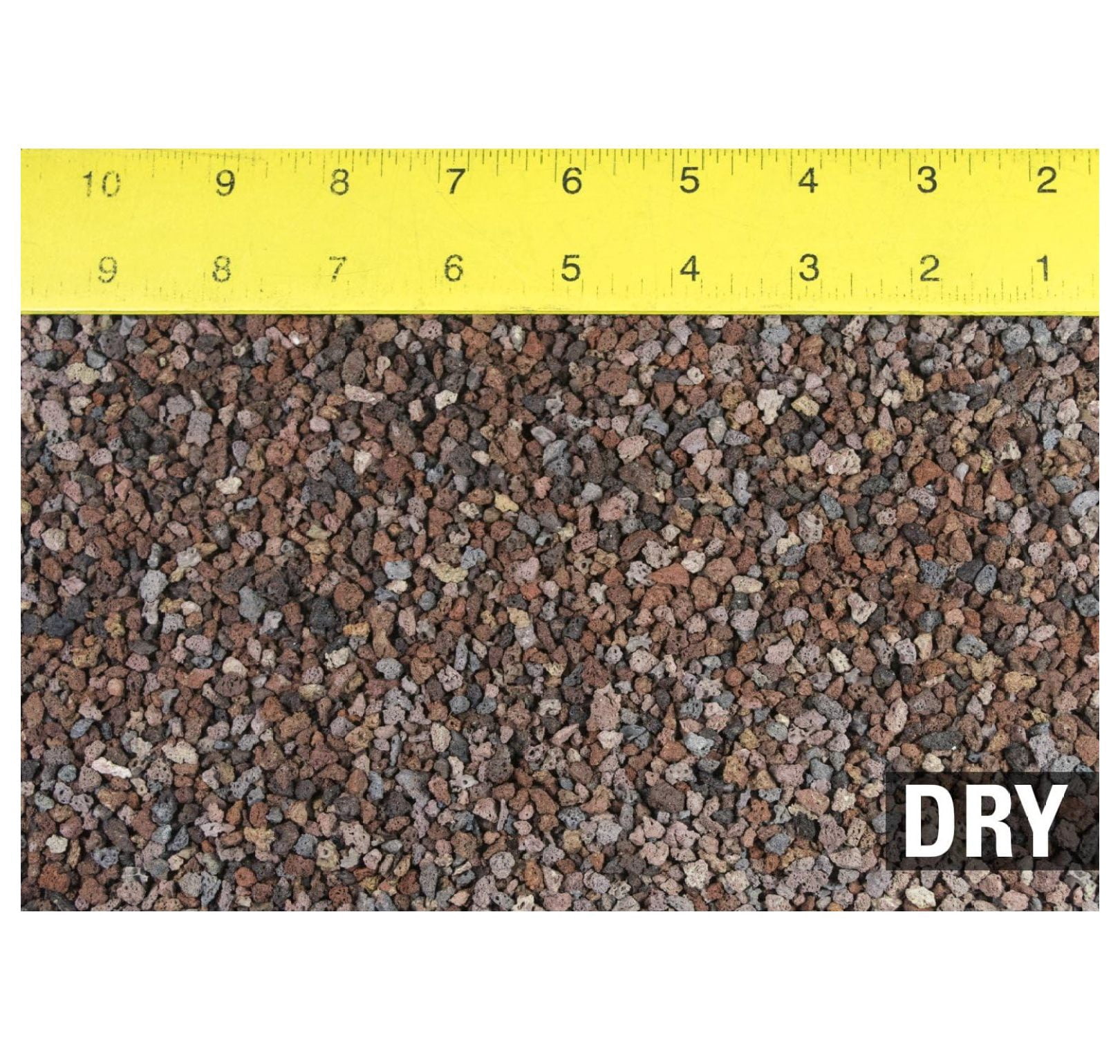 3 Gal. 1/8"- 3/16" Pre Mixed Horticultural Red/Black Lava for Cactus & , Top Dressing, Bonsai Tree Soil Mix - Inorganic Additive (3GAL BK/RED S)
