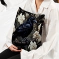 thumbnail image 6 of Crow Luxurious Velvet Throw Covers Pillow Inserts - Set of 2 Throw Pillows with Unique Patterns - 16x16, 18x18, 20x20 Inches for Home Decor and Gifts, 6 of 6