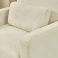 thumbnail image 4 of Gewnee Modern Chenille Accent Armchair - Upholstered with Solid Wood Frame, for Living Room, Bedroom, Office, 4 of 12