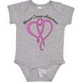 thumbnail image 3 of Inktastic Breast Cancer Awareness with Pink Ribbon Heart Boys or Girls Baby Bodysuit, 3 of 5