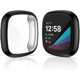 thumbnail image 3 of Paquete de 4 fundas protectoras de pantalla compatibles con Fitbit Sense / Versa 3, fundas protectoras de parachoques chapadas en Tpu suave para reloj inteligente Sense [a prueba de arañazos] Namotu CZDZ-HY191-1, 3 of 7