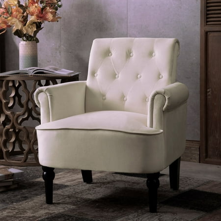 Aukfa Accent Chair Armchair, Living Room Chairs With Rolled Arms