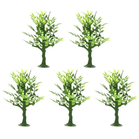 

Trees Tree Model Scenery Artificial Mini Diy Building Landscape Miniature Decor Supplies Diorama Pots Green Micro