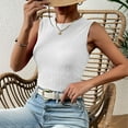 thumbnail image 5 of FLMEI Womens' Crewneck Sleeveless Summer Casual Loose Fit Basic Shirts Vest Tops Tees S-XXL, 5 of 9