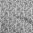 thumbnail image 1 of oneOone Polyester Spandex Gray Fabric Floral Sewing Material Print Fabric By The Yard 56 Inch Wide, 1 of 5