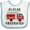 White and Blue, variant on Inktastic Future Firefighter Red Fire Truck Engine Boys or Girls Baby Bib
