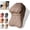 Brown, variant on Aviation-Grade PU Leather Ergonomic Memory Foam Car Headrest for Neck Support, 3D Contour Design
