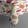 thumbnail image 3 of Vintage Pumpkin Rectangle Tablecloth 60x84 Inch, Flowers Boho Water Resistant Vinyl Washable Seasonal Table Cover for Thanksgiving Fall Harvest Holiday Party Picnic Dinner Decor, 3 of 5