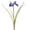 Dark Blue, variant on 26" Artificial Iris Flower, Real Touch Fake Flower Bouquet with Long Stem for Flower Arrangement, Wedding Centerpiece, Bridal Bouquet, Home Kitchen Party Decor
