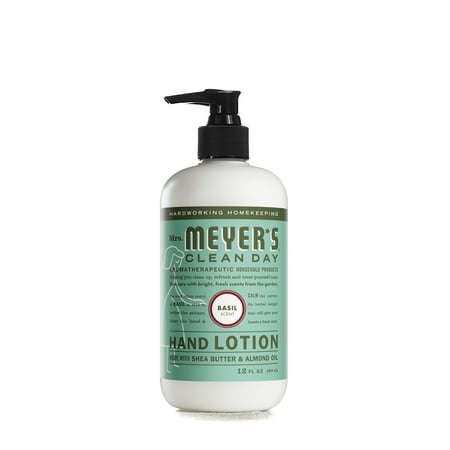 (3 pack) Mrs. Meyer's Clean Day Hand Lotion, Basil, 12 (Best Hand Cream For Dry Hands Canada)