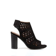 Nature Breeze Hush-03 Womens Open Toe Sling Back Sandal in Black