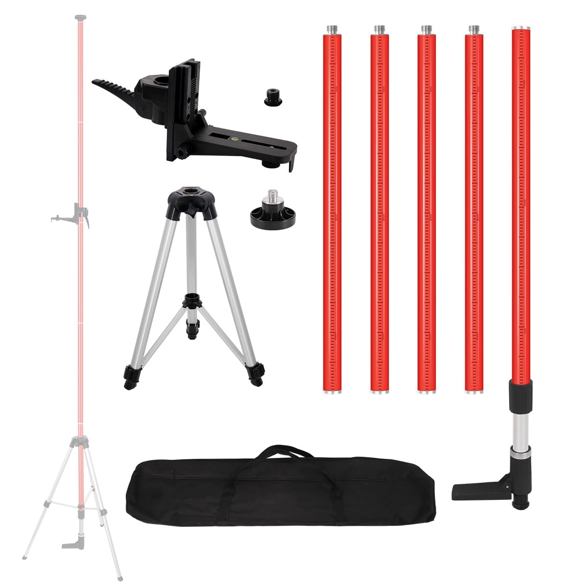 12 Ft./3.7M Professional Lasers Level Pole