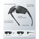 thumbnail image 5 of Gafas de sol deportivas QALLY Polarizadas con protección UV400 para hombre, 5 of 7