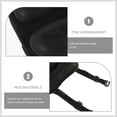 thumbnail image 3 of Motorcycle Seat Cushion Black 1Pcs 11.8X8.7X1.6In, 3 of 8