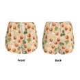 thumbnail image 5 of Lsque Floral Strawberr Printed Women's Running Shorts with Liner Pockets,Elastic Quick Dry Workout Athletic Gym Yoga Shorts,Womens High Waist Shorts-, 5 of 9
