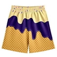 thumbnail image 3 of MuXiKeJi Clothes Shorts for Boys Size 10 Cartoon Dinosaur Drawstring Denim Shorts Cute Basketball Shorts Toddler Boy Summer Clothes, 3 of 4