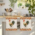 thumbnail image 4 of Farmhouse Rooster Kitchen Towels Set of 4, Orange Sunflowers Country Plants Rustic Absorbent Dish Towels for Kitchen, Microfiber Hand Towel, Quick Drying Tea Towel for Cleaning Decorative Dishcloths, 4 of 7