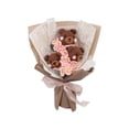 thumbnail image 1 of TLKKUE Crochet Knitting Animal Or Flower Bouquets Kit With Cotton Yarn Thread Instructions DIY Knit Tool Set Accessories, 1 of 7