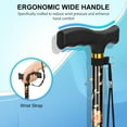thumbnail image 4 of SupreGear Folding Cane for Men & Women, Lightweight Adjustable Walking Stick with T-Handle & Wrist Strap, 4 of 6