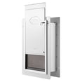 thumbnail image 4 of Pet door, 12.28x17.13 inch metal frame with lock triple flap, waterproof dog door cat door, indoor and outdoor wall white, 4 of 10