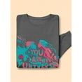 thumbnail image 3 of You Are My Universe Paint Sweatshirt Women -Image by Shutterstock, Female 4X-Large, 3 of 4