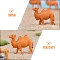 thumbnail image 6 of 8 Pcs Landscape Plastic Ornaments Models Camel Animal Figurines Cartoon Desk Office Accessories Plant Decor, 6 of 6