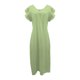 thumbnail image 4 of Vestido de Verano para las Mujeres sin Mangas Cuello en V con Mangas Voladoras, Color Sólido Y Vestido Sexy Fluido para las Mujeres, 4 of 6