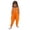 Orange, variant on Gzbliryd Summer Jumpsuits Wide Leg Loose Ruffle Sleeve Girls Summer Clothes for Boys Girls Girls Clothes (Orange,5-6 Years)