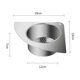 thumbnail image 3 of Cesta de Filtro de Acero Inoxidable 304 XWSHYW Triangular para Fregadero, 3 of 6