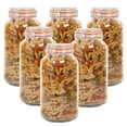 thumbnail image 1 of Frasco Hermetico Vidrio Contenedor Almacena Tapa Clip 2 L X6 blanco, 1 of 7