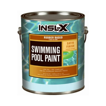 BENJAMIN MOORE & CO-INSL-X RP2724092-01 Gallon Blue Rubber Pool (Best Gunite Pool Paint)