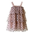 thumbnail image 3 of CAIXAI Baby Girl Dresses Cute Dress Sleeveless Girls Polka Dot Tiered Tutu Dress Strapless Sleeveless Formal Party Gown for, 3 of 6
