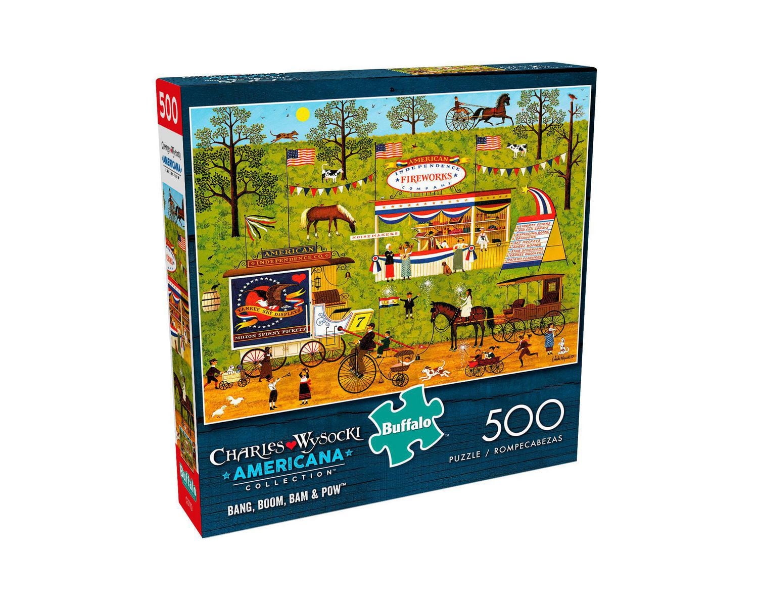 Buffalo Games - Le puzzle Americana - Bang, Boom, Bam & Pow - en 500 pièces