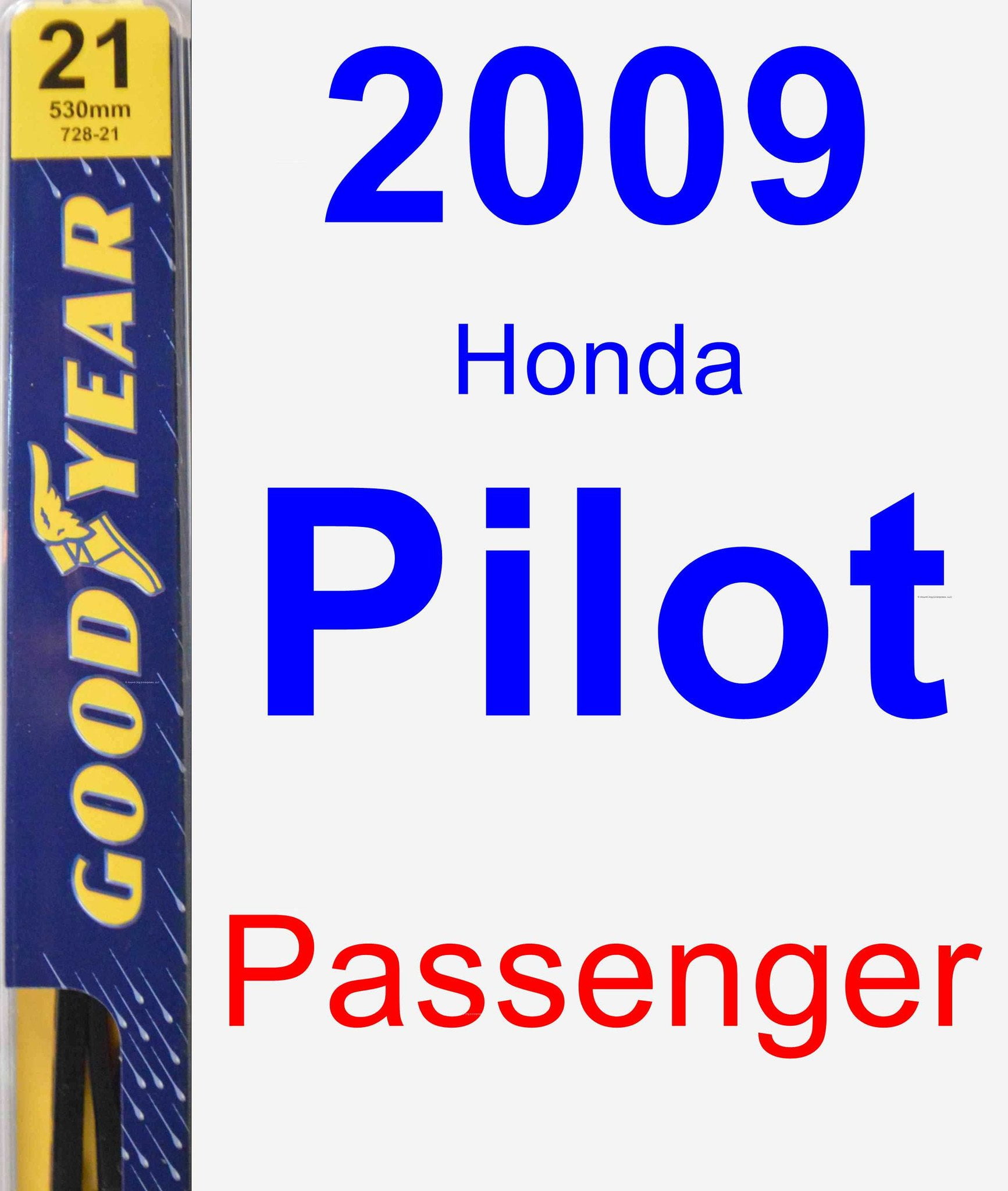 2009 Honda Pilot Wiper Blade Set Kit Front 2 Blades Premium