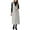 Grey, variant on Ediodpoh Women V Neck Sleeveless Knitted Solid Long Sweater Dress with Pockets Sweater Dress for Women Comfortable Army Green L