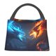 thumbnail image 1 of Fotbe Red And Blue Fire Dragon C Bolsa Térmica Portátil con Estampado, Bolsa de Entrega de Alimentos Aislada, Bolsa Reutilizable de Gran Capacidad para Comidas y Supermercado, 1 of 6