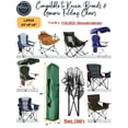 thumbnail image 5 of Camping Chair Bag. Bag for Beach, Portable, Foldable, Outdoor Chair Bag - 43"x9"x9" Green, 5 of 9