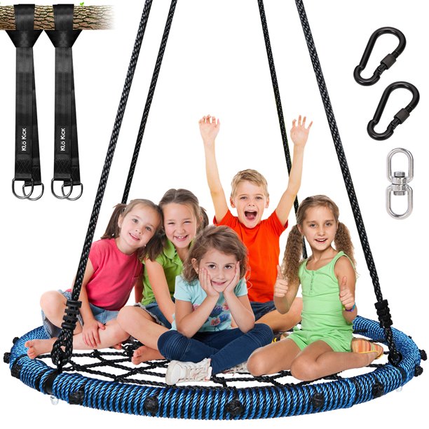 Trekassy 750lb Saucer Tree Swing 45 inch Spider  Swing for Kids with