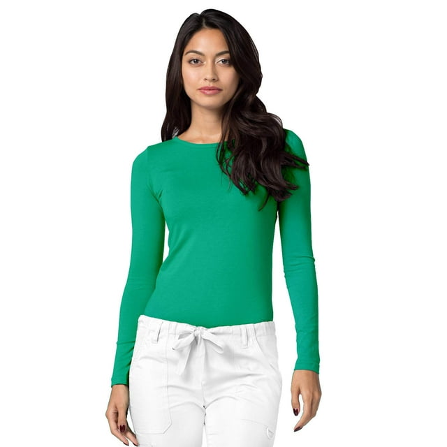 Adar sous-Vêtements Médicaux pour Femmes, Lot de 3 - T-Shirt sous-Veste à Manches Longues Confortable