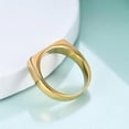 thumbnail image 3 of Anillo de Acero inoxidable Yashi 6 de oro, 3 of 5