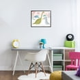thumbnail image 3 of Stupell Industries Contemporary Earthy Jurassic Dinosaurs Black Framed Giclee Art, 14 x 11, by Carla Daly, 3 of 8